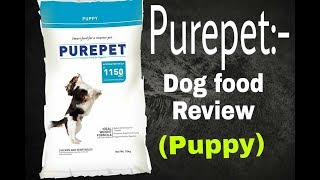 Dog feed  Purepet Dog food review Puppy in hindi by Dog N Dogs [upl. by Ardnaed793]