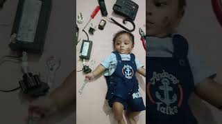 Vayu the handyman cute cutebaby baby millionaire honeysingh popmusic india babyphotoshoot [upl. by Medorra190]