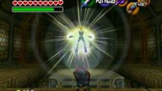 Legend of Zelda Ocarina of Time Walkthrough 14 710 quotGanons Castle GANONDORFquot [upl. by Utta]