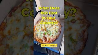 Why is this so Cheap shorts food pizza trending [upl. by Ahsilahk]