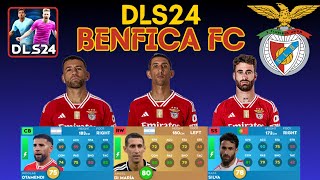 BENFICA player ratings in DLS24 Benfica team ratings in DLS24 DLS24 Benfica Benfica DLS24  dls24 [upl. by Nylrebmik]