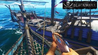 Blackwake RAMMING SPEED Epic Pirate Ship Battle  Lets Play Blackwake Gameplay [upl. by Aisylla]