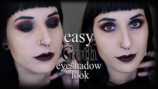 Easy goth smokey eye makeup tutorial 2019 [upl. by Enriqueta]