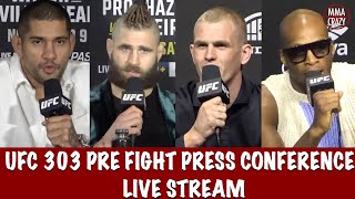 UFC 303 Pereira vs Prochazka Pre Fight Press Conference Live Stream [upl. by Danyluk]