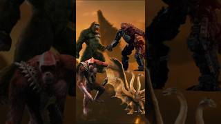 Kong amp Scar king vs Monsterours  Whos Win  shorts monster [upl. by Daiz723]