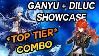 DILUC AND GANYU  The New TOP TIER Duo in Genshin Impact [upl. by Toulon]