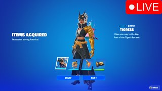 🔴 TIGRESS SKIN FORTNITE ITEM SHOP Today LIVE Fortnite Season 4 [upl. by Atiuqam]