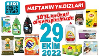 A101 29 EKİM 2022 KATALOĞU  A101 İNDİRİMİ TEMİZLİK VE GIDA ÜRÜNLERİ  A101 HAFTANIN YILDIZLARI [upl. by Etnahs]