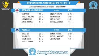 RockinghamMandurah v Melville [upl. by Naid]