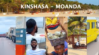 KINSHASA  MOANDA Beach  CONGO VLOG 2023 Part2 [upl. by Aihsakal]