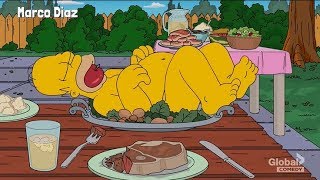 The Simpsons  Homers self cannibalism [upl. by Hatch]