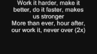 Harder Better Faster Stronger Lyrics Daft Punk [upl. by Neenad]