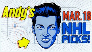 NHL Sniffs Picks amp Pirate Parlays Today 31824  Best NHL Bets w AndyFrancess [upl. by Datnow40]