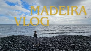 Levada Wanderungen mit Wasserfall Shopping amp Strandspaziergang  madeira travel vlog Pt 2 [upl. by Aduhey819]