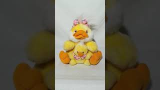 CampF Trading Corp Plush Stuffed Yellow Quacking Duck Lovey Plusg Toy Vintage 11quot [upl. by Laaspere477]