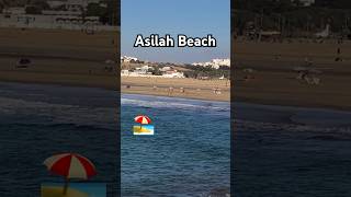 شاطئ مدينة أصيلة 🏖️ Asilah city beach Morocco [upl. by Razatlab]