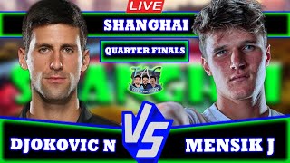 🔴LIVE N Djokovic vs Mensik J • Shanghai Masters ATP1000 2024 QUATERFINAL Djokovic mensik Shangh [upl. by Seta]