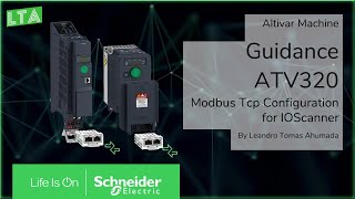 ATV320  How to  Configuration ATV for Modbus Tcp IOscanner [upl. by Wilhide]