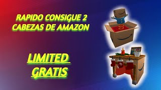 CONSIGUE 2 CABEZAS DE AMAZON GRATIS EN ROBLOX [upl. by Tandi]