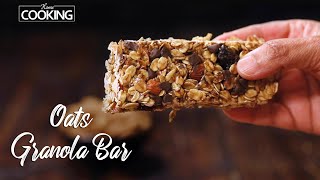 No Bake Granola bar  Healthy Snacks for Weight loss  Protein Bar Recipe  Homemade Granola bar [upl. by Nnylyar]