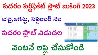 How to Sadaram slot booking process 2023  గ్రామ వార్డ్ సచివాలయంలో సదరం అప్లై ప్రాసెస్ ఆంద్రప్రదేశ్ [upl. by Lecroy]