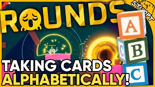 TAKING CARDS ALPHABETICALLY  Rounds 4Player Gameplay [upl. by Curry]