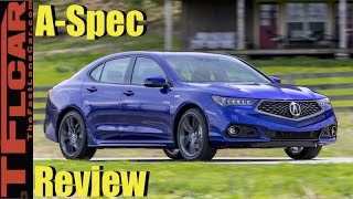 2018 Acura TLX Sneak Peek Review More Than Just a Pretty New Face [upl. by Airdnaxila]