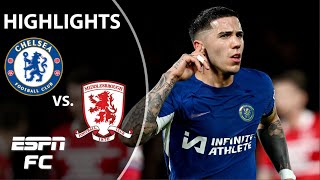 🚨 FINAL BOUND 🚨 Chelsea vs Middlesbrough  Carabao Cup Highlights  ESPN FC [upl. by Leile797]