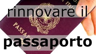 Come rinnovare il passaporto [upl. by Hanikehs945]