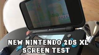 New Nintendo 2DS XL Screen quality test [upl. by Aniuqal670]