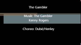 The Gambler Line Dance  The Gambler  Kenny Rogers Remix [upl. by Yellah]