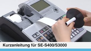 Anleitung für Registrierkasse CASIO SES400S3000 [upl. by Aken]