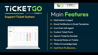 TicketGo  Support Ticket System [upl. by Ronyam]