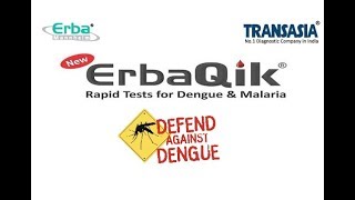 ErbaQik Dengue Duo Rapid Diagnostic Test from Transasia Biomedicals [upl. by Ikeda]