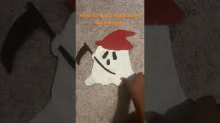 How to make Halloween decorations halloween decoration ghost cardboard diy [upl. by Roddy771]