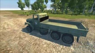 Bisofication Truck M35A2 US Army BeamNG Drive Mod WIP [upl. by Frick]