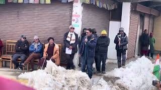 Zanskar Buddhist association president speech at Padum sixthscheduleforladakh 🙏🙏🙏 [upl. by Annej]