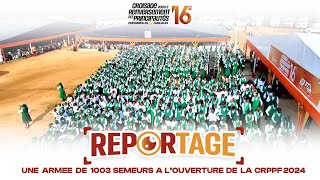 REPORTAGE  UNE ARMEE DE 1003 SEMEURS A LOUVERTURE DE LA CRPPF 2024 [upl. by Zoilla]