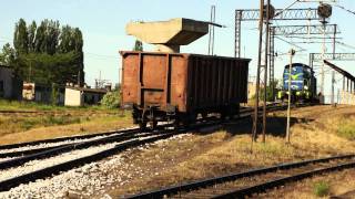 PKP cargo SM42 1085 zrzuca węglarkę z górki rozrządowej [upl. by Nolrah]