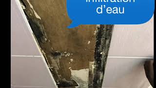 Rénovation d’une douche suite à une infiltration d’eau par les joints [upl. by Yespmed]