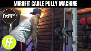 LATEST MIRAFIT CABLE PULLEY MACHINE REVIEW [upl. by Olnay182]