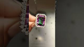 Silver diamond ring making ring handmadejawellary trendingviralvideoyoutubeshorts [upl. by Huntingdon]