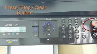 How to put Samsung Xpress C460FW printer in quotTech Modequot [upl. by Sonstrom]