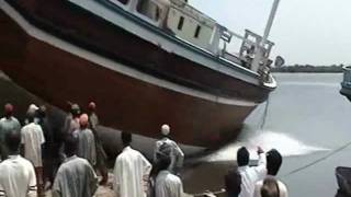 Ship Launched At Essa amp Sons Boat Builders Yard [upl. by Geiss]