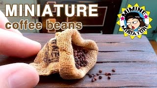 미니어쳐 커피원두amp자루 만들기 miniature  coffee beans [upl. by Nam232]