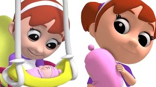 Rock A Bye Baby Song  Детские песенки  Детские стихи  Preschool Rhyme  Kindergarten Song [upl. by Nekcerb157]