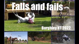 Burghley Horse Trials  Falls amp Fails 2022 [upl. by Haseena]