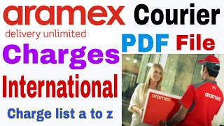 Aramex courier chargesaramex courier charges internationalinternational courier chargescourier [upl. by Elinad]