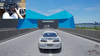 Assetto Corsa  Toyota Supra Zesty 4R Hometown Map  Logitech G29  Shifter [upl. by Jarred]