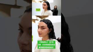 CHARLI XCX REVEALS HER COURRÈGES COUPS DE COEUR charlixcx fashion courreges [upl. by Asiel585]